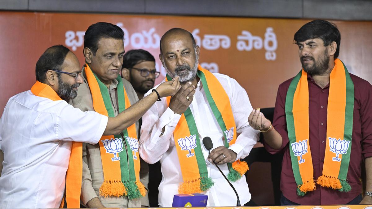 Bandi Sanjay accuses rival parties of plotting to block BJP from Karimnagar Mayor post