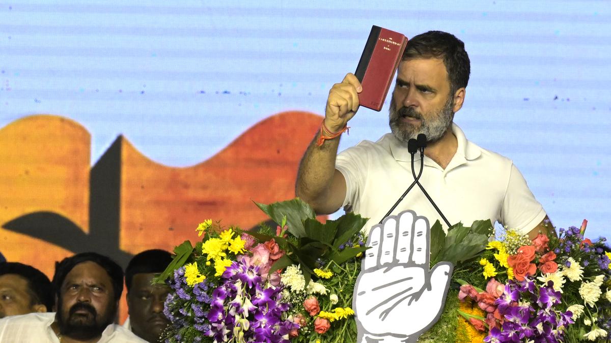 Cong. will protect the Constitution at any cost, says Rahul Gandhi