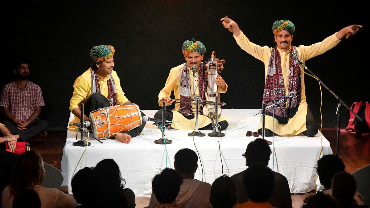 Rajasthani musicians serve resounding finale to Veenapani festival