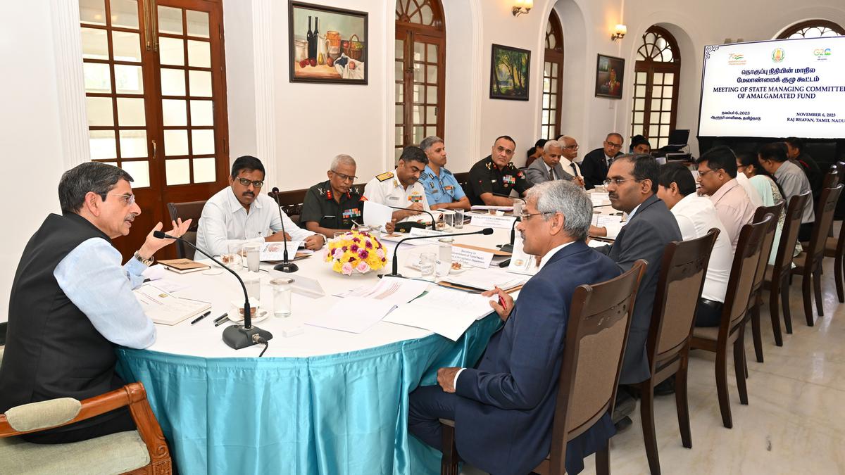 T.N. Governor chairs meeting to discuss management of ex-servicemen’s fund