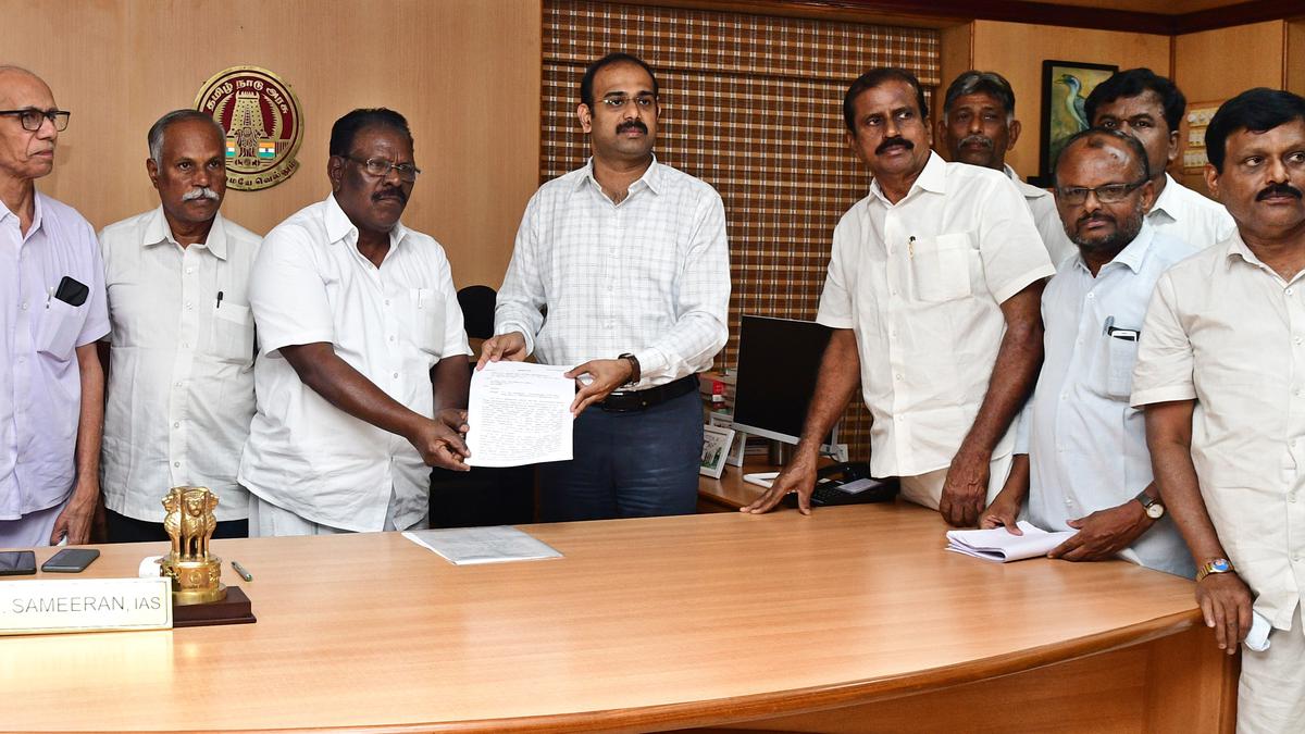 Trade unions submit petition to Coimbatore Collector on NTC mills
