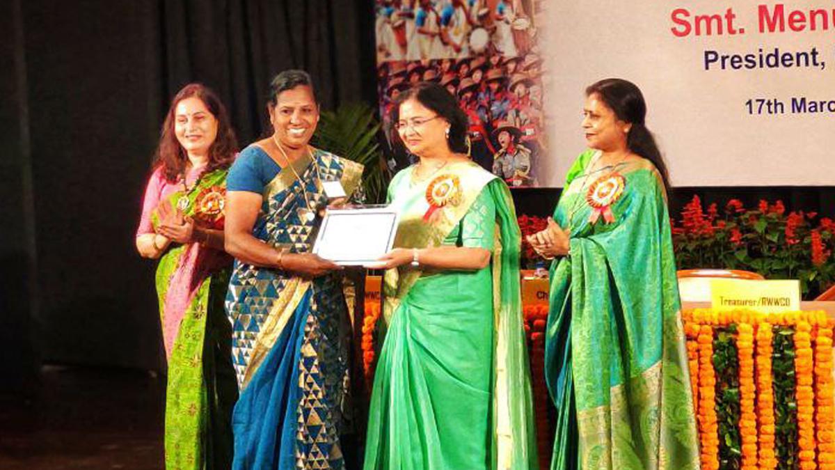 Senior technician Suhasini from Carriage and Wagon Depot honoured with Outstanding Woman Award