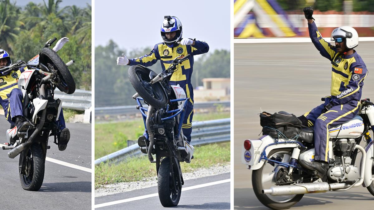 Bengaluru: ASC motorcycle display team sets three new world records