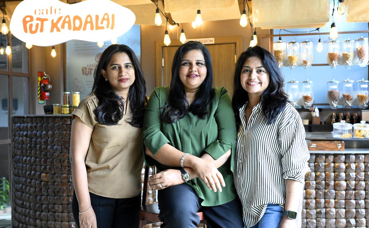 (from left) Vidya, Priyanka, and Nisha (from left) Vidya, Priyanka, and Nisha