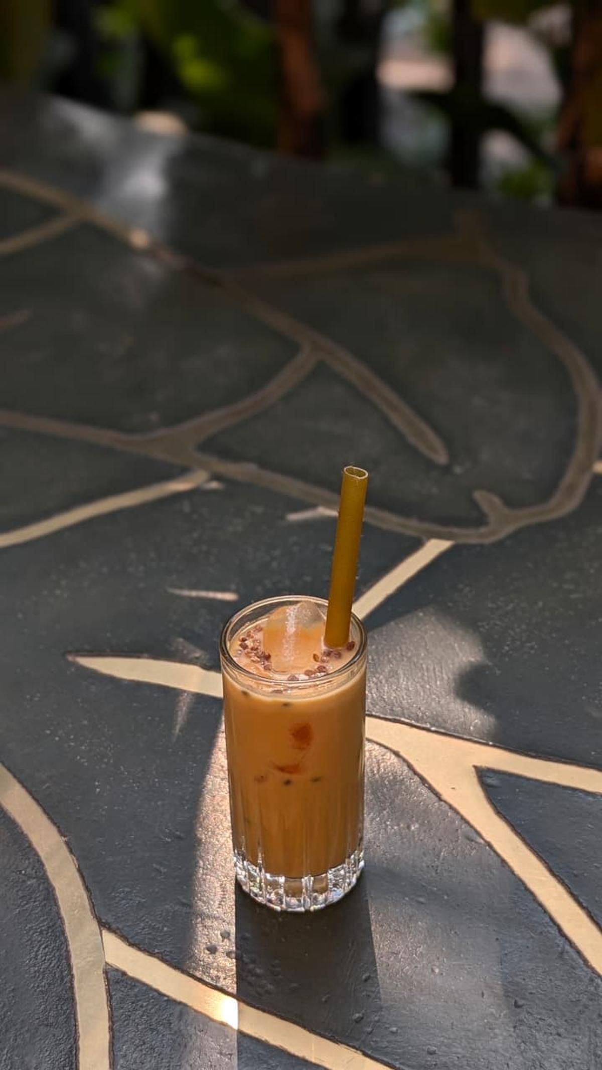 Leite de cenoura no Coffee Sangam