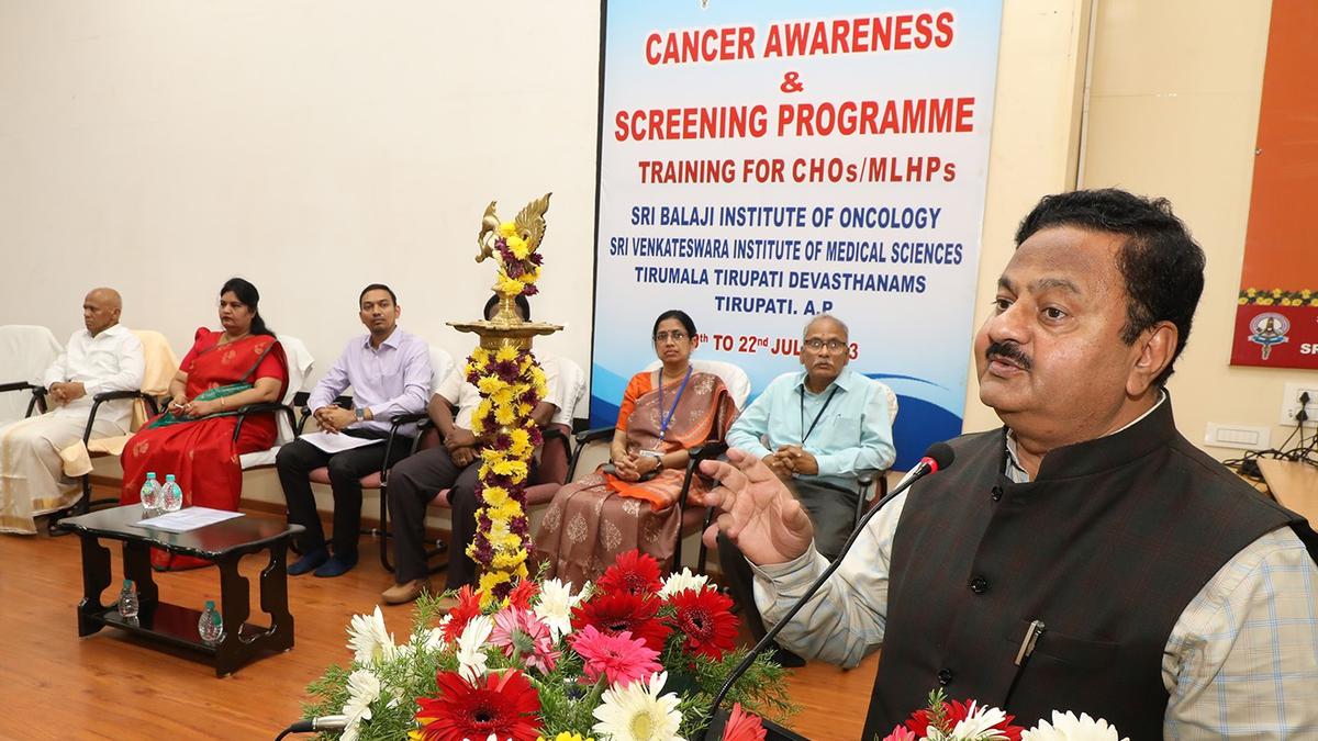 10% population of Tirupati district prone to cancer, says Collector