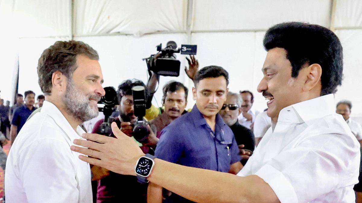 Rahul Gandhi’s ‘sweet’ gesture to ‘brother’ Stalin