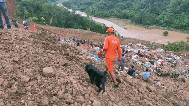Another large landslide in Manipur’s Noney district cuts off NH 37, no casualities