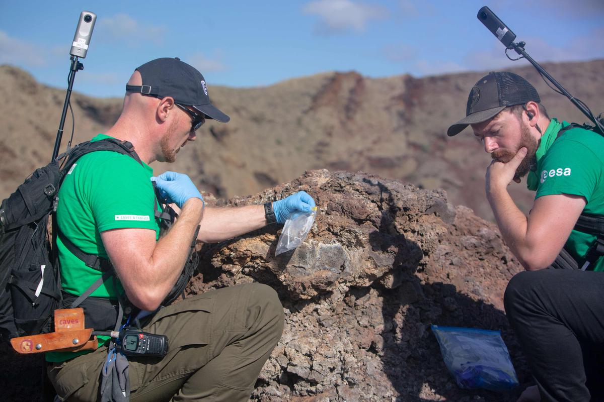 With its blackened lava fields, craters, and volcanic tubes, Lanzarote’s geology can be uncannily similar to that of the Moon and Mars -- so much so that the European Space Agency (ESA) and NASA have for years been sending astronauts to the islands to train. With its blackened lava fields, craters, and volcanic tubes, Lanzarote’s geology can be uncannily similar to that of the Moon and Mars -- so much so that the European Space Agency (ESA) and NASA have for years been sending astronauts to the islands to train.