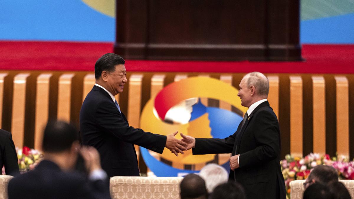 Russia's Putin says world conflicts 'strengthen' ties with China