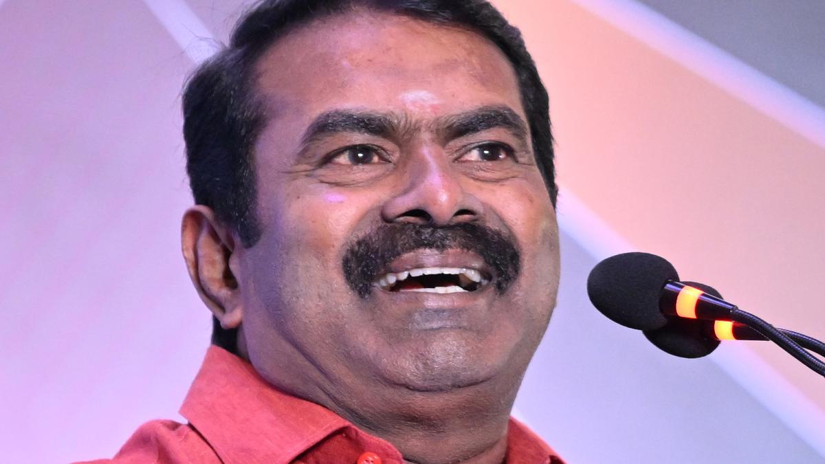 Naam Tamilar Katchi leader Seeman booked under SC/ST Act