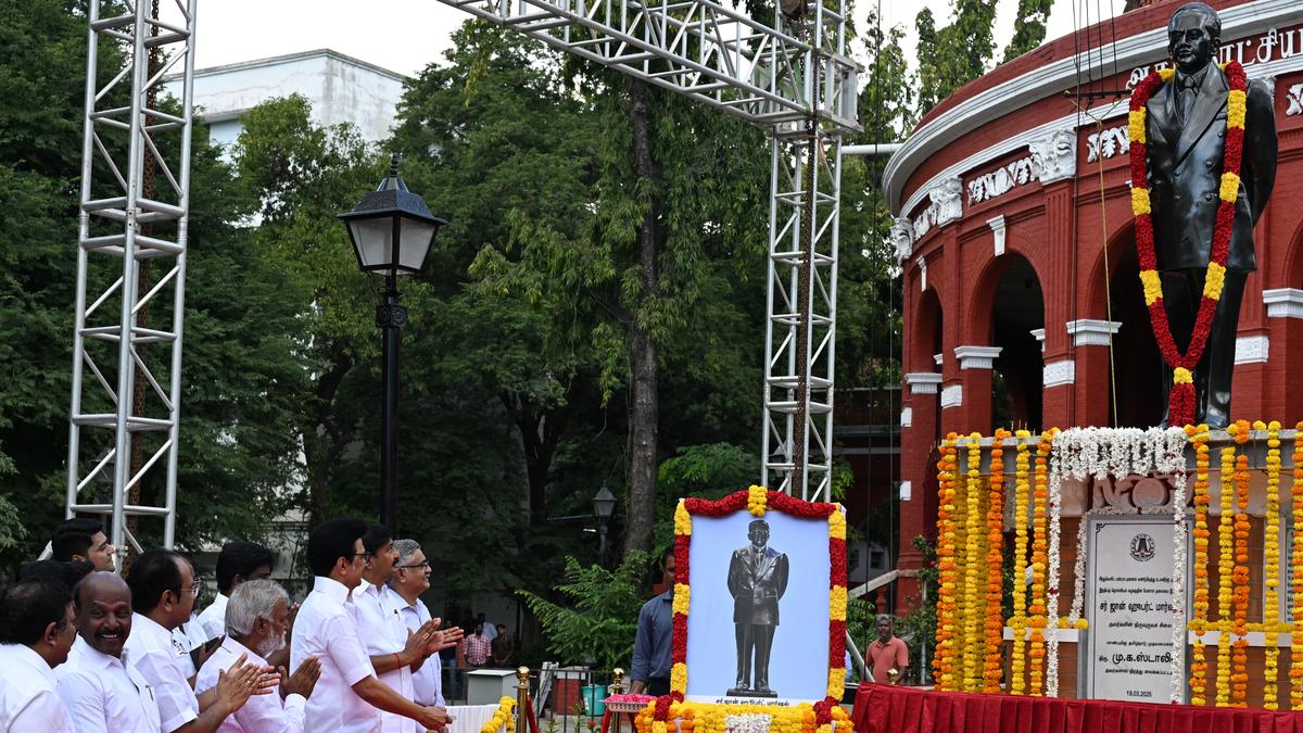 CM Stalin inaugurates the statue of John Marshall