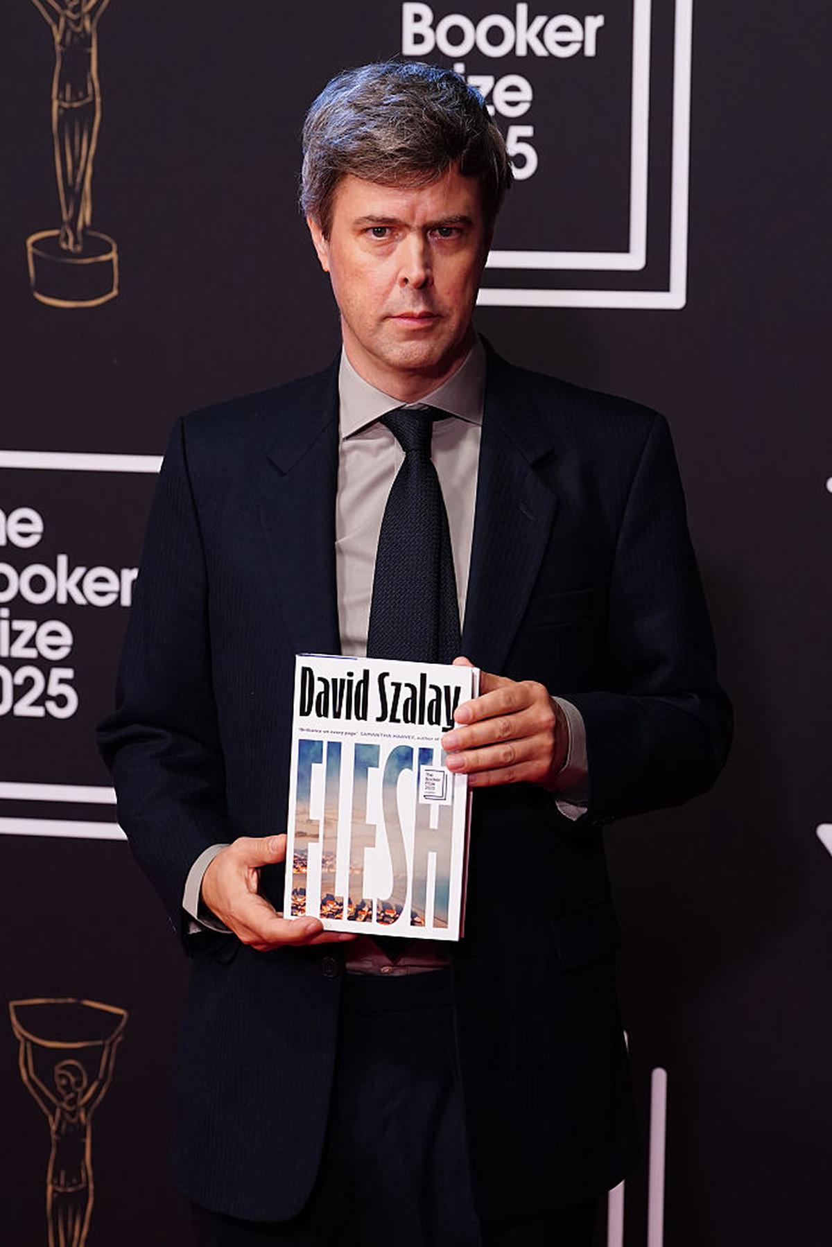 Author David Szalay whose novel Flesh won the Booker Prize 2025. Author David Szalay whose novel Flesh won the Booker Prize 2025.