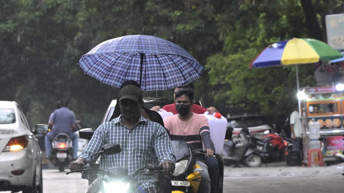 Rain pounds parts of Hyderabad on Sunday evening