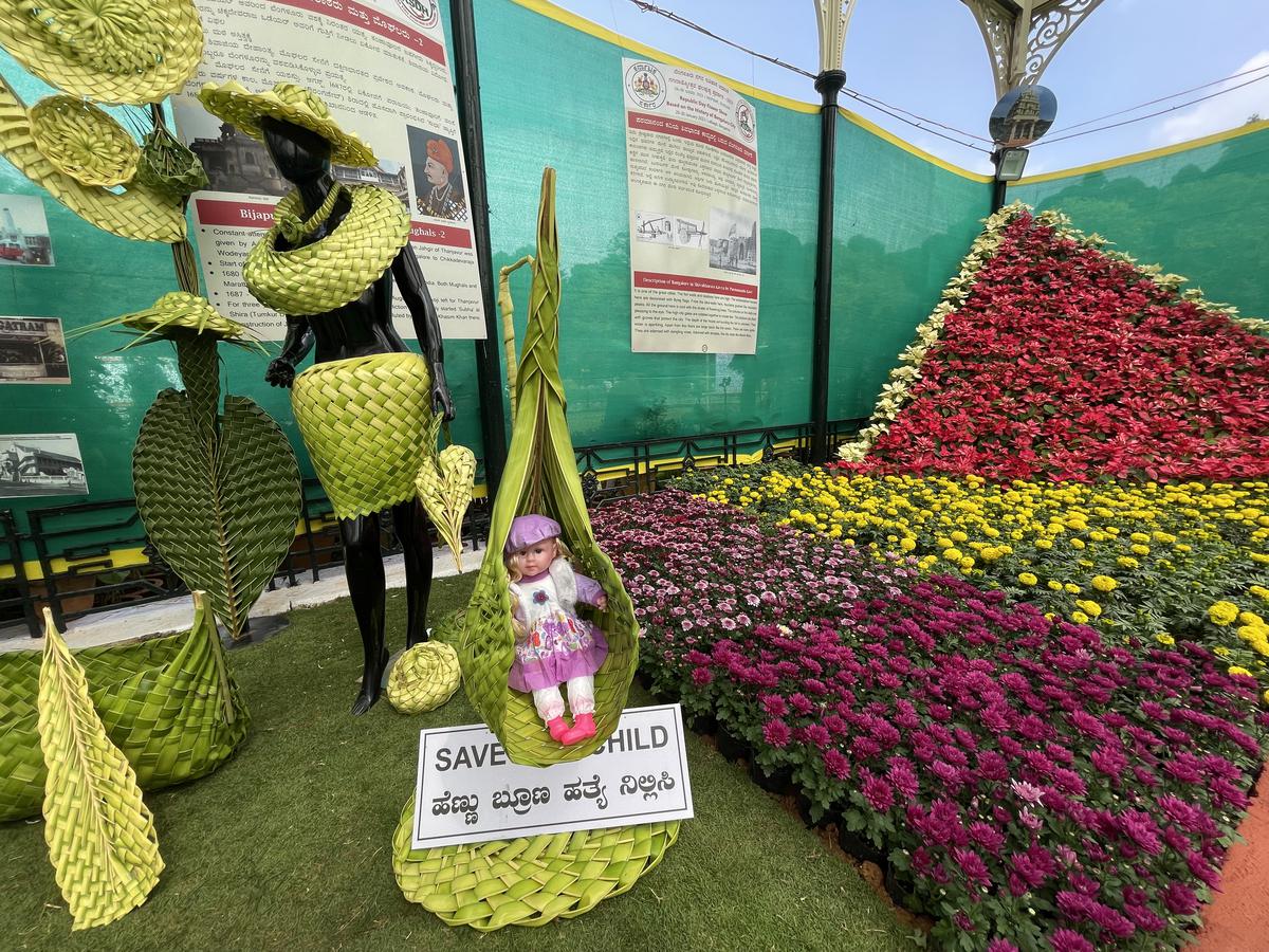 The Republic Day Flower Show was inaugurated by Chief Minister Basavaraj Bommai at Lalbagh Botanical Garden on January 20.