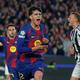 Barcelona's Marc Bernal celebrates after scoring his side's second goal during the Champions League round of 16, second leg match between FC Barcelona and Newcastle United FC in Barcelona, Spain, Wednesday, March 18, 2026
