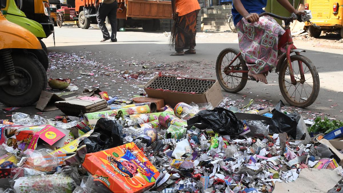 Chennai Corporation urges residents to segregate firecracker waste