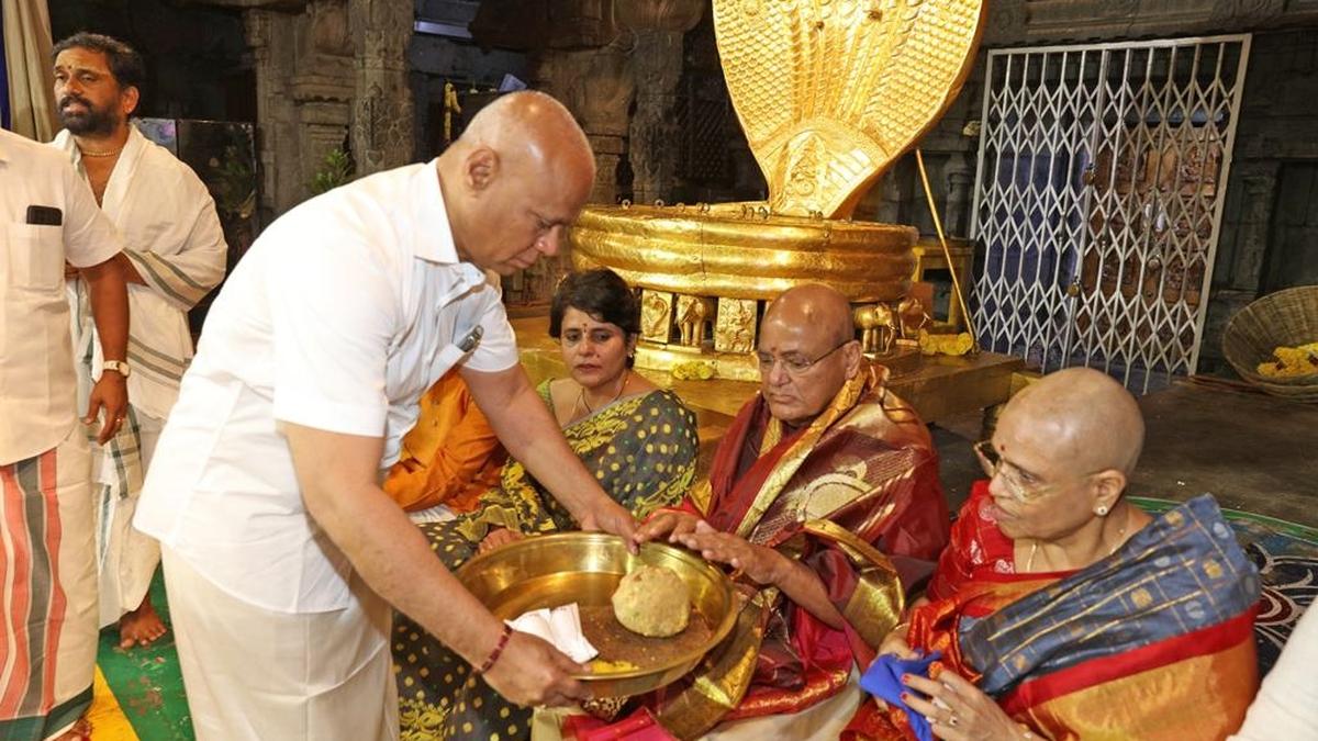 Tirupati laddu row: Kiran Rayal demands arrest of TTD former Executive Officer Dharma Reddy