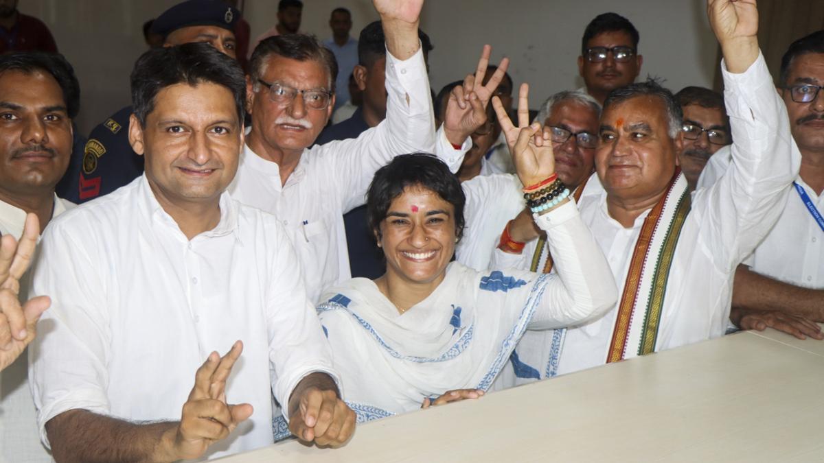 Haryana polls: Cong candidate Vinesh Phogat files nomination from Julana seat