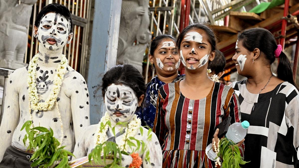 Religious fervour marks the first day of Gangamma Jatara