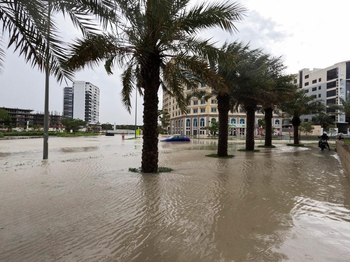 Watch | Heavy floods hit Dubai airport, Oman - The Hindu