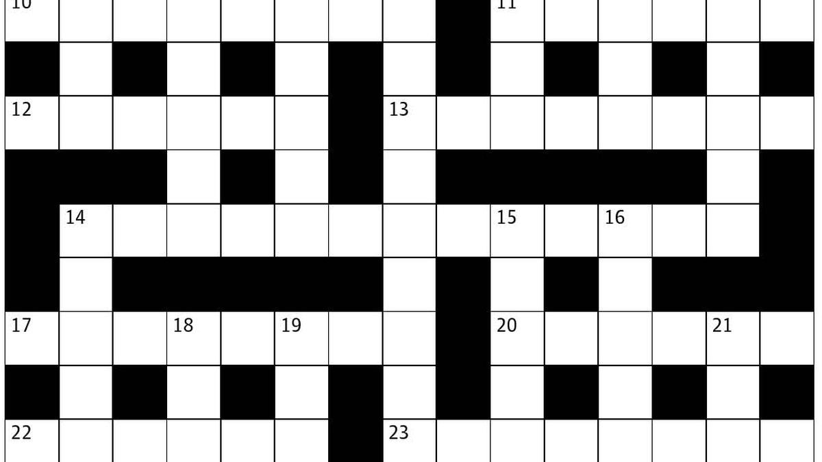 sunday magazine crossword