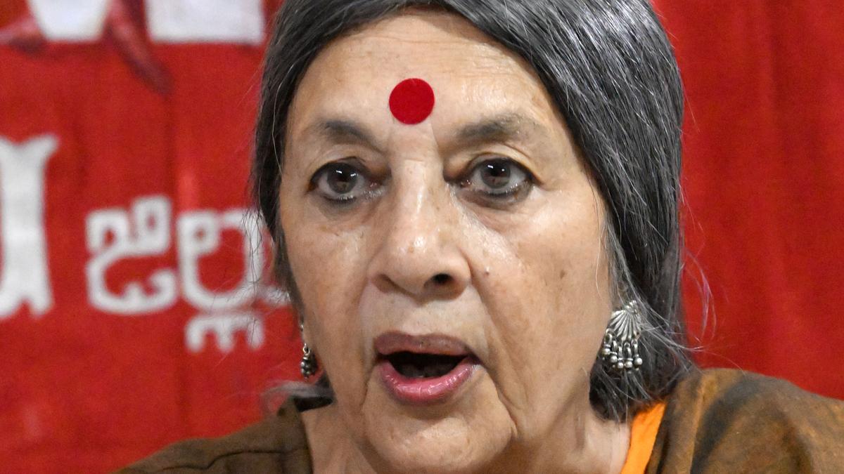 NDA government amended Forest Protection Act to hand over resources in tribal areas to corporate groups, alleges CPI(M) leader Brinda Karat
