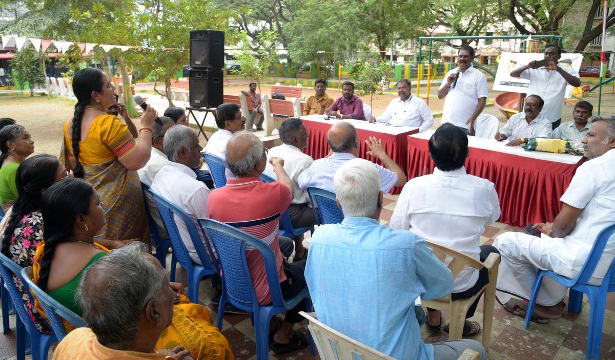 By their choice of venue, these area sabha meetings in Chennai drew