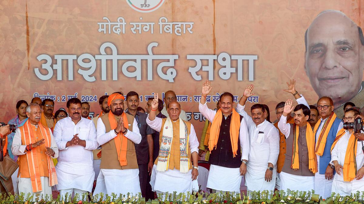 We will easily achieve the target of 400-plus seats, says Rajnath Singh in Bihar