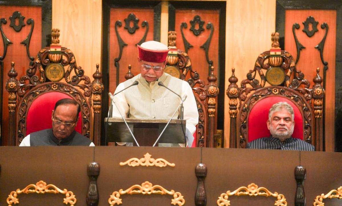 thehindu.com - The Hindu Bureau - Govt. lays heavy emphasis on infrastructure and industrial development, says Governor