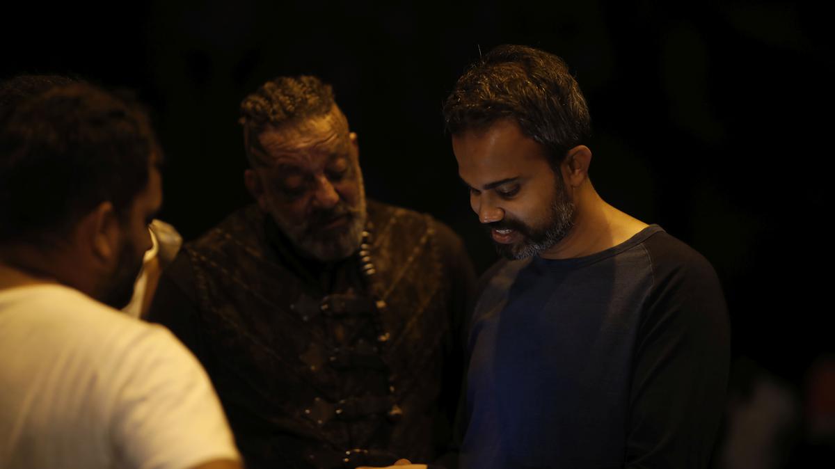Prashant Neel with Sanjay Dutt