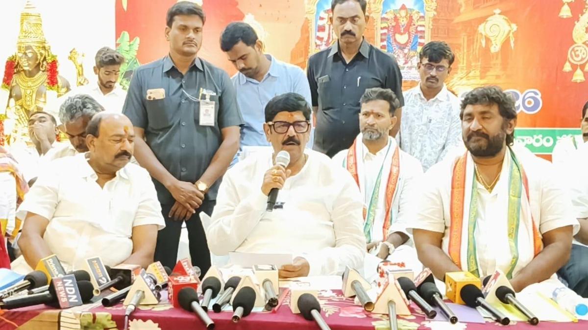 Arrangements in place for Penchalakona Brahmotsavams from April 27, says Endowments Minister