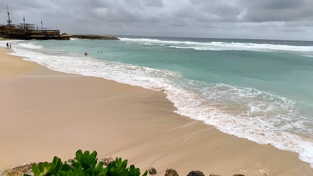 Pristine Indian Ocean beach at Uluwatu