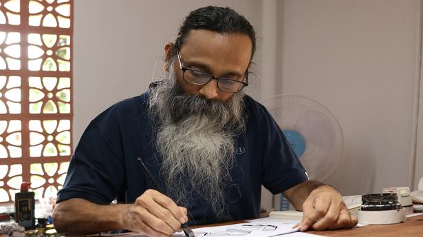 Watch | This artist is popularising Malayalam calligraphy