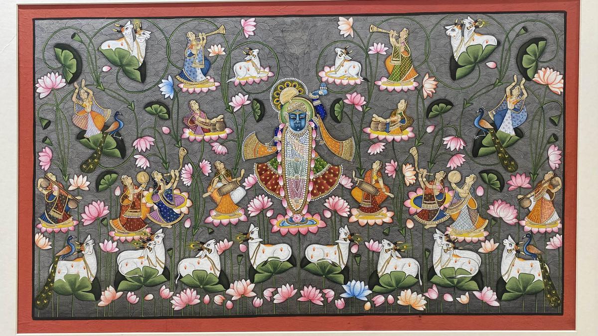 Pichwai paintings: Yugdeepak Soni’s brush with the divine