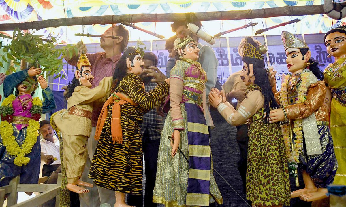 Watch These puppeteers pull strings to keep alive a tradition at