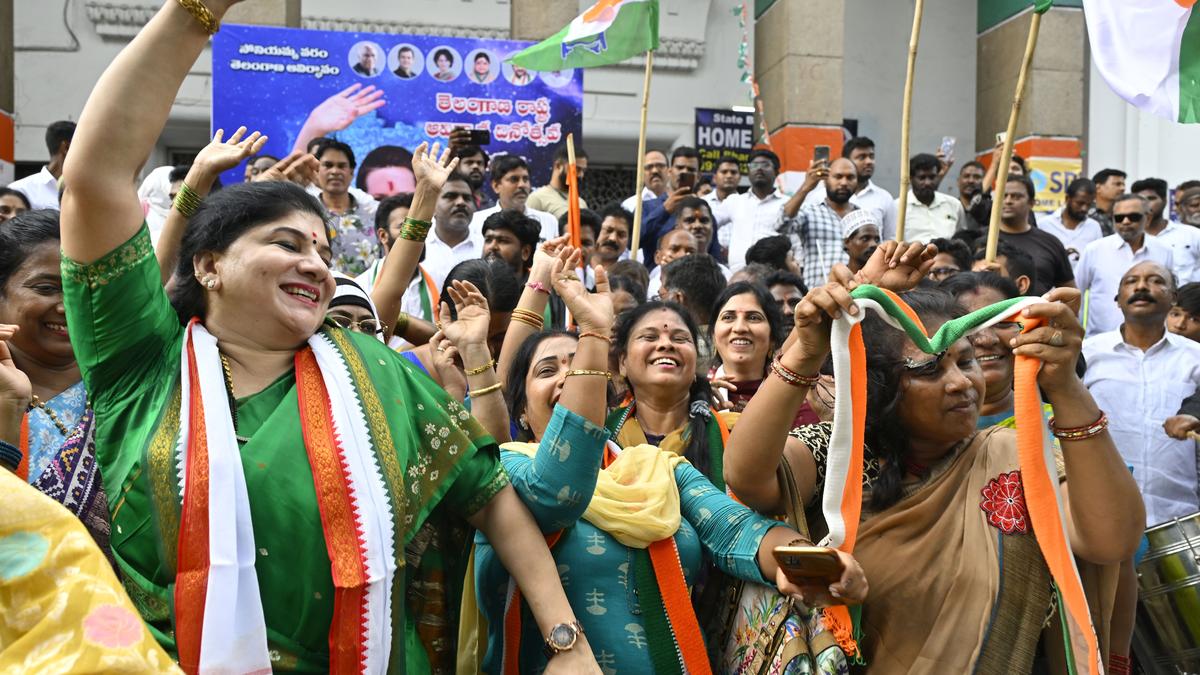 Lok Sabha elections 2024: Congress, BJP win eight seats each in Telangana; BRS draws a blank