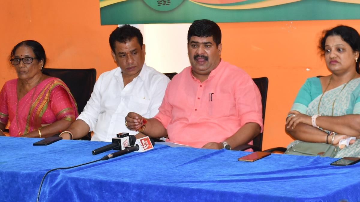 BJP‘s Jan Akrosh Yatra in Mangaluru on April 9