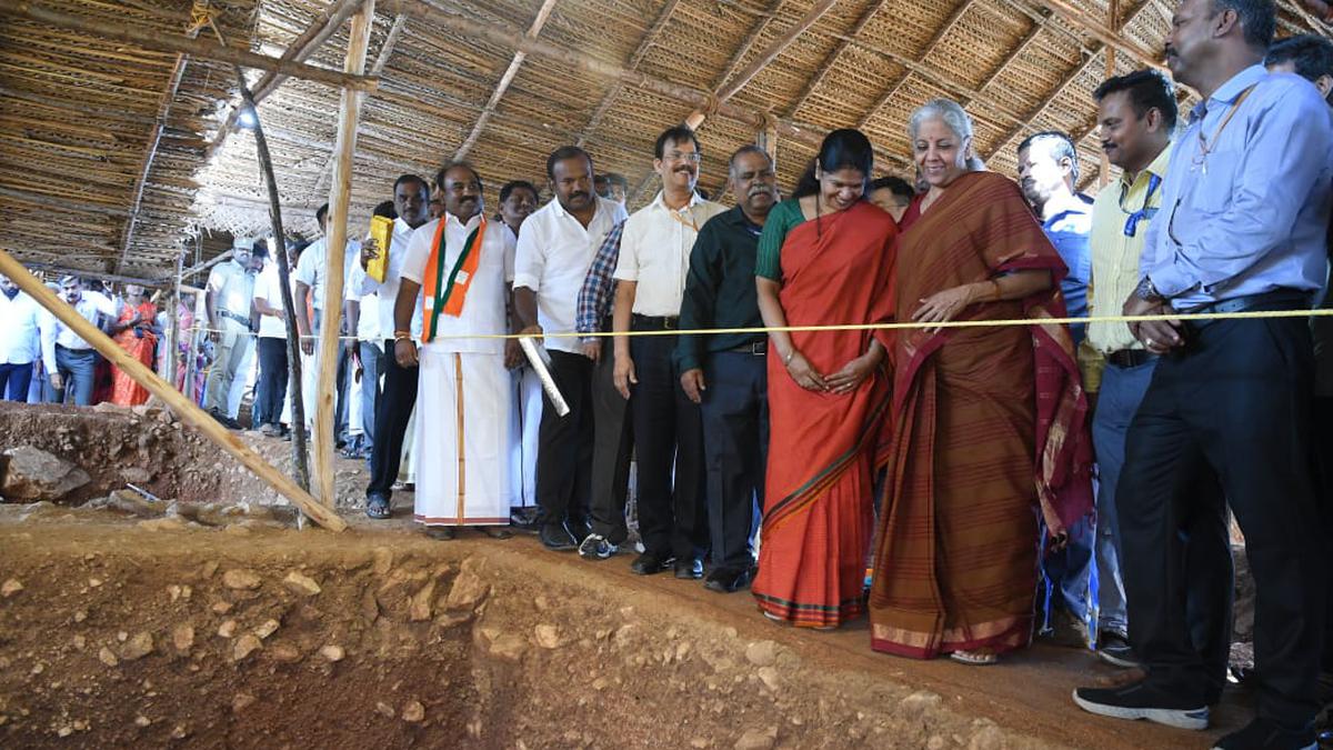 Union Finance Minister Nirmala Sitharaman lays foundation stone for Adichanallur museum that will exhibit 3,000-year-old artefacts