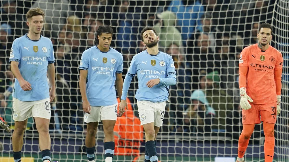 Manchester City ends November with no wins after blowing three-goal lead in Champions League draw with Feyenoord