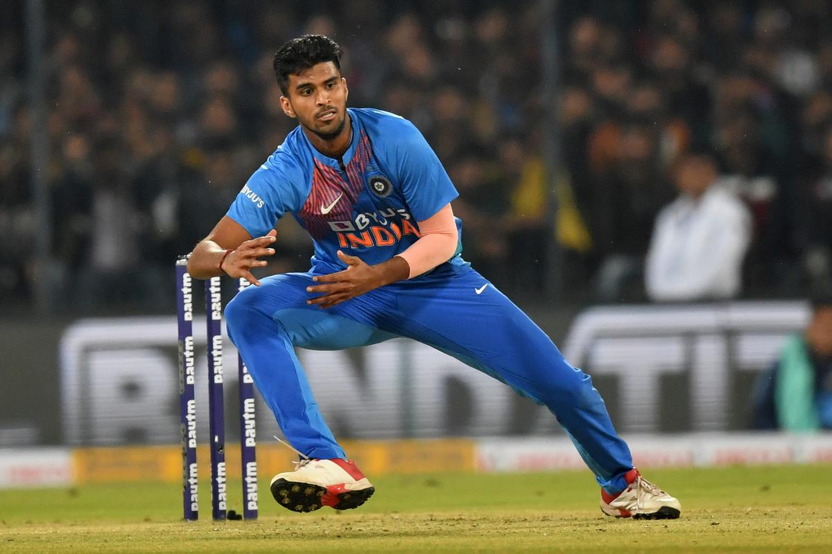 Washington Sundar replaces injured Deepak Chahar