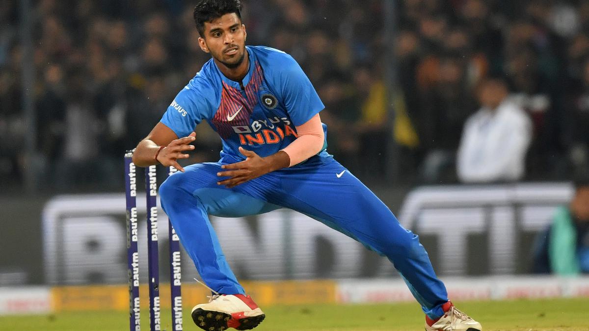 Washington Sundar replaces injured Deepak Chahar