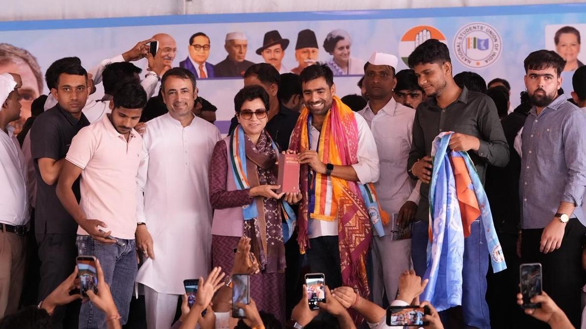 New NSUI national chief takes oath, promises to resist ‘anti-democratic’ mindset on campuses