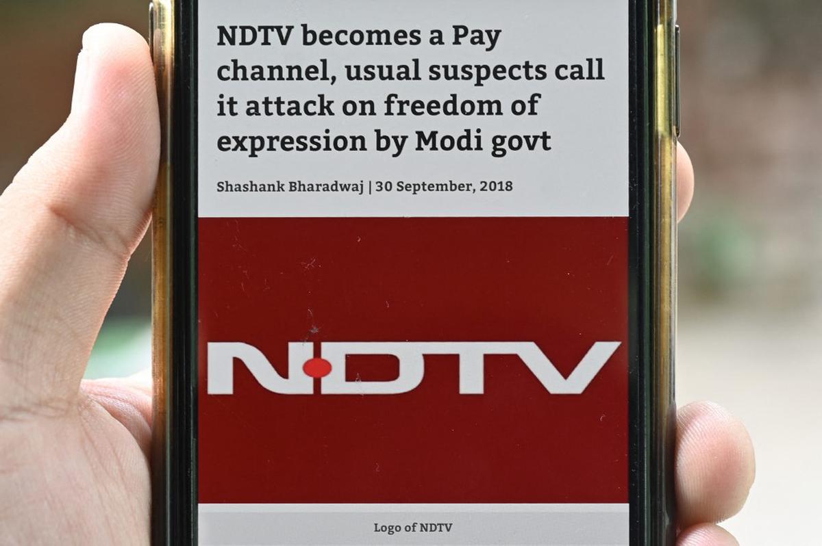 Congress says acquisition of NDTV is aimed at stifling independent media -  The Hindu