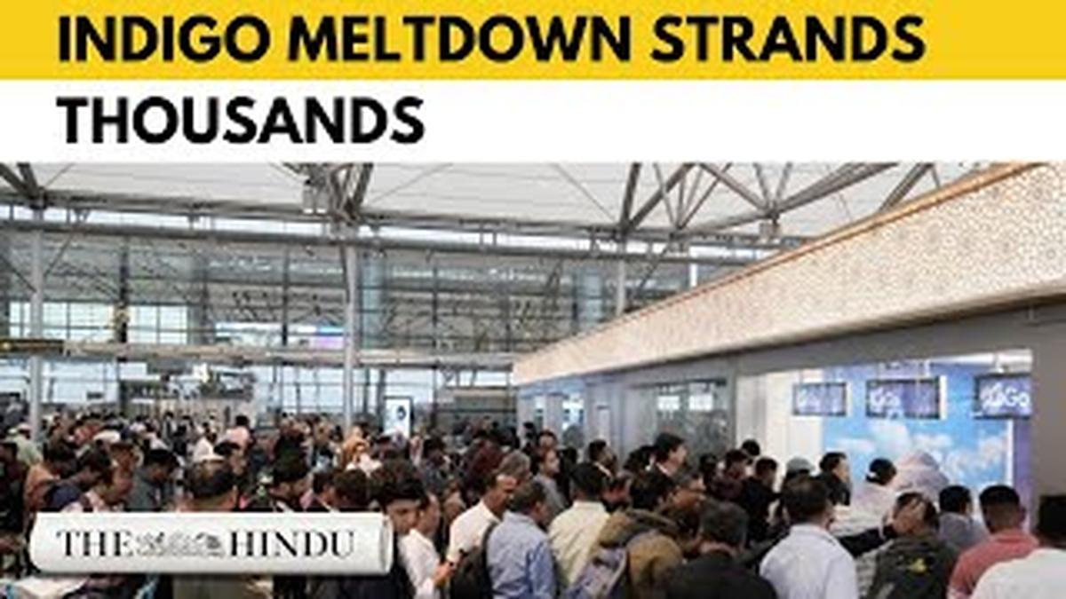 Watch: IndiGo cancels over 1,000 flights as system reboot cripples air travel in India