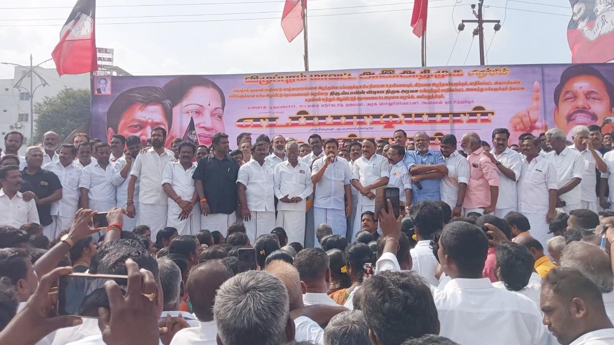 DMK government should take responsibility for damages caused by flooding in Villupuram, says C.Ve. Shanmugam