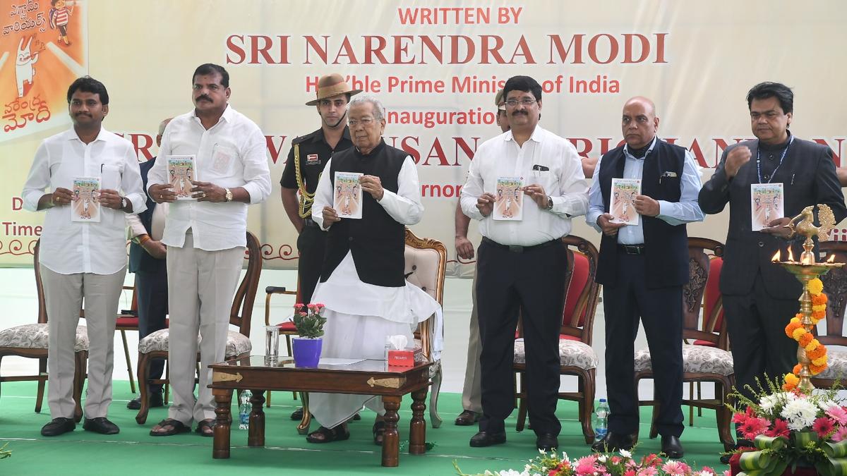 A.P. Governor releases Telugu translation of ‘Exam Warriors’ authored by Prime Minister The Hindu