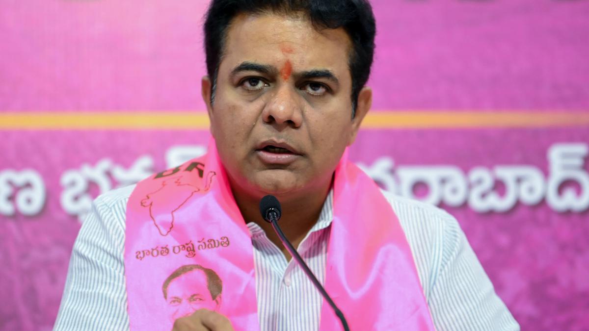 KTR charges Congress govt. with ‘callous apathy’ towards farmers