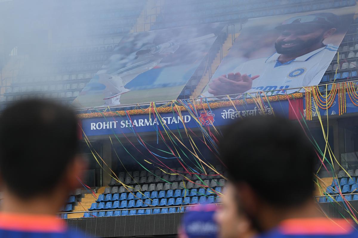 A stand in Rohit Sharma’s name was unveiled at the Wankhede stadium. 