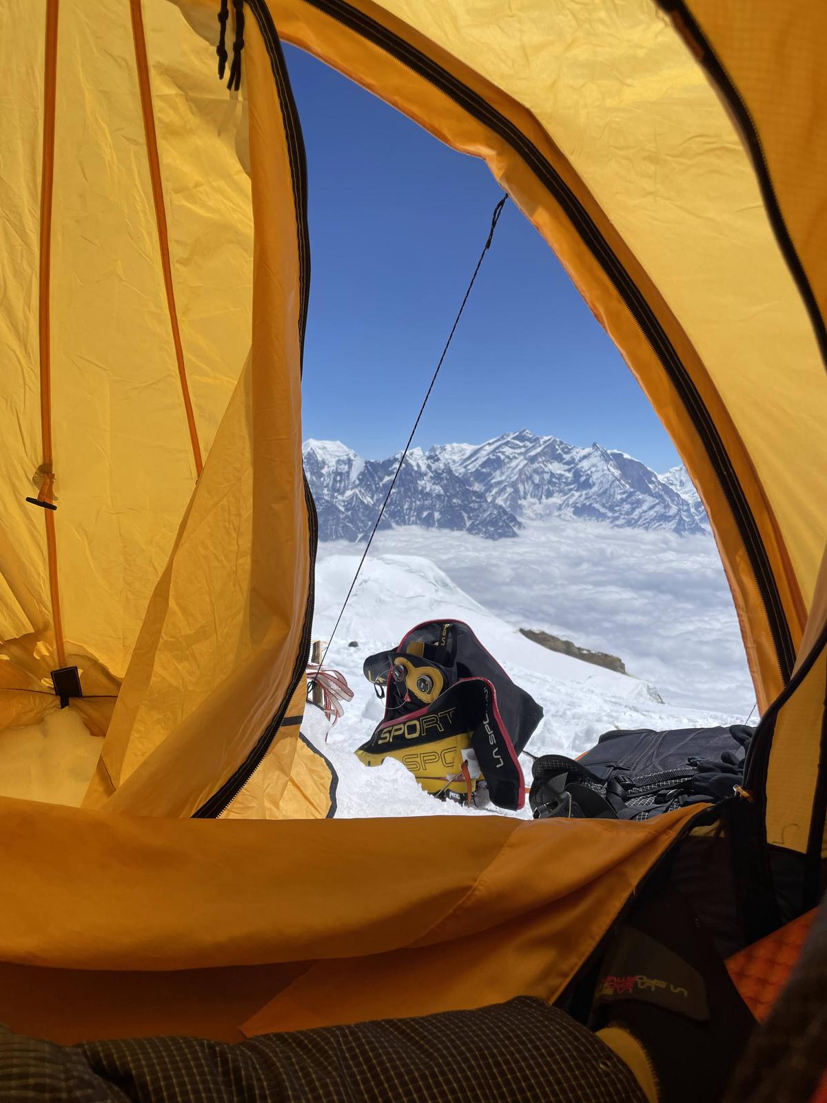 Anurag Nallavelli captures a stunning moment during the expedition 